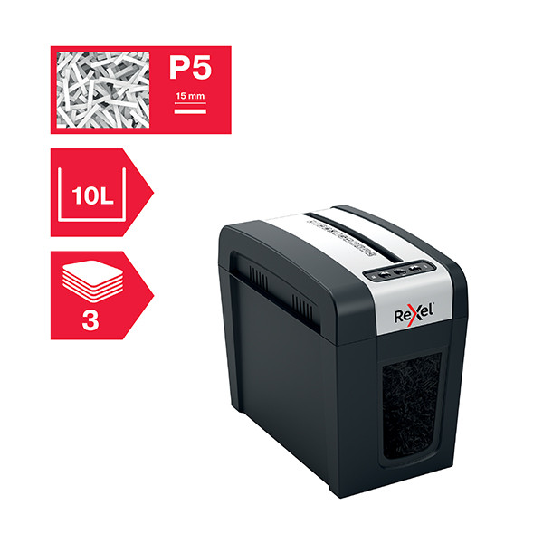 Rexel Secure MC3-SL Whisper-Shred déchiqueteuse micro-copeaux 208234 - 2