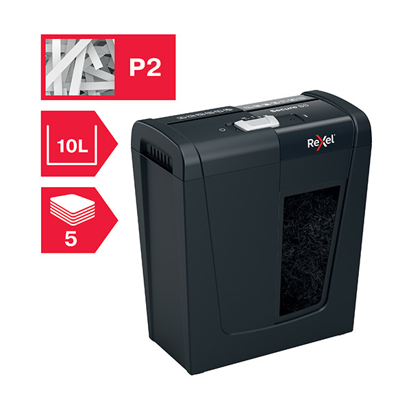 Rexel Secure S5 déchiqueteuse coupe en bandes 208280 - 2
