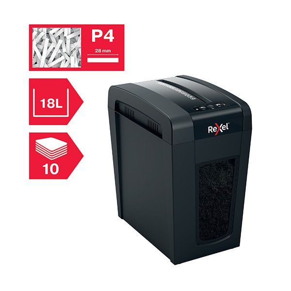 Rexel Secure X10-SL Whisper-Shred déchiqueteuse petits copeaux 208235 - 2