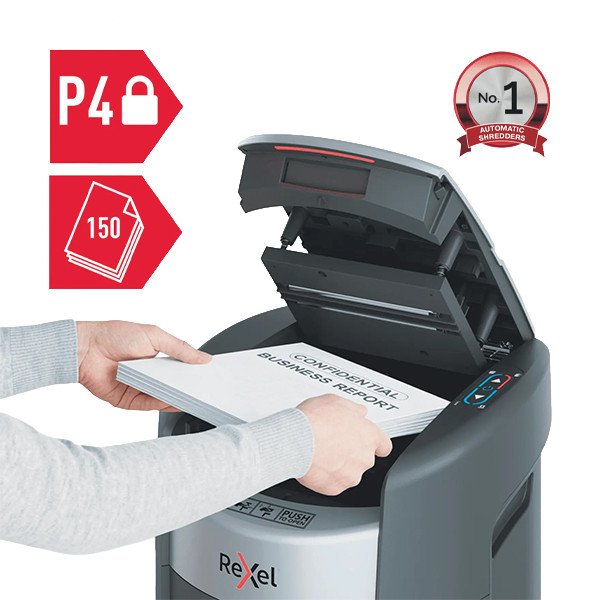 Rexel ShredMax Auto+ 150X déchiqueteuse petits copeaux 208312 - 3