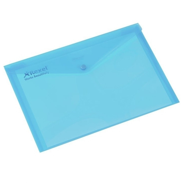 Rexel enveloppe de documents A4 - bleu 208075 - 1