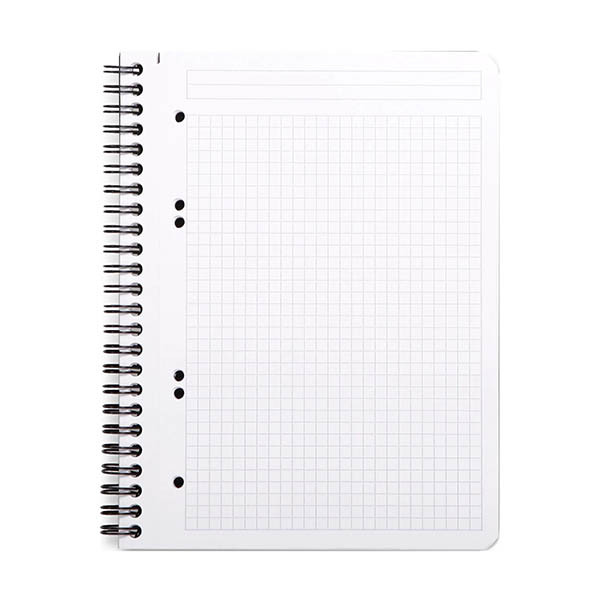 Rhodia Greenbook cahier à spirale A5+ 90 g/m² 80 feuilles lignées 5 mm - noir 404700 - 1