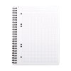 Rhodia Greenbook cahier à spirale A5+ 90 g/m² 80 feuilles lignées 5 mm - noir 404700 - 1