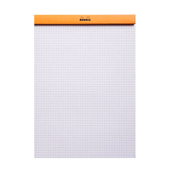 Rhodia bloc de cours A4 quadrillé 5 mm 80 g/m² 80 feuilles 404552 - 1