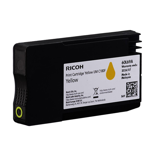 Ricoh 408520 cartouche d'encre (d'origine) - jaune 067274 - 1