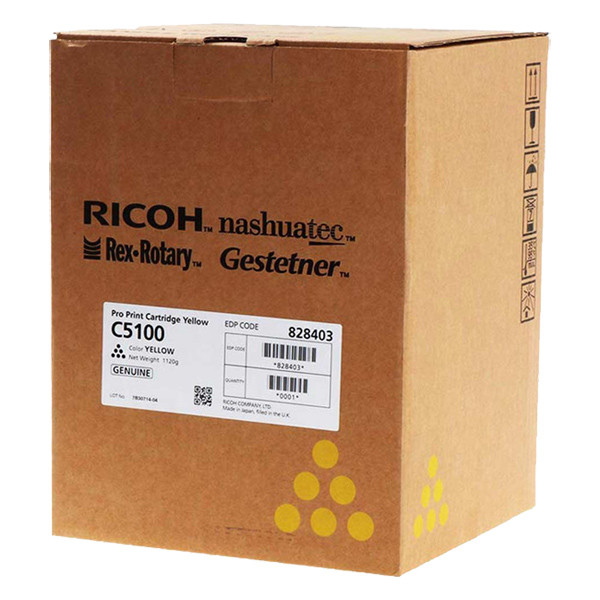 Ricoh 828226 toner (d'origine) - jaune 073526 - 1