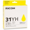 Ricoh GC-31YH cartouche d&#039;encre gel haute capacité (d&#039;origine) - jaune 073812