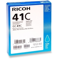 Ricoh GC-41C cartouche d'encre gel haute capacité (d'origine) - cyan 902424