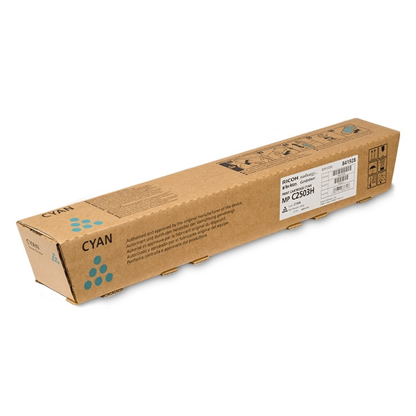 Ricoh MP C2503H toner haute capacité (d'origine) - cyan 073546 - 1