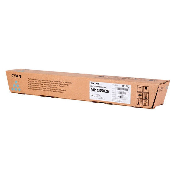 Ricoh MP C3502E toner (d'origine) - cyan 073826 - 1