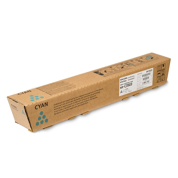 Ricoh MP C3503 toner (d'origine) - cyan 073682 - 1