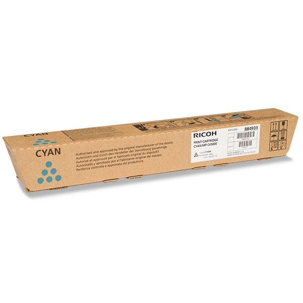 Ricoh MP C4500E toner (d'origine) - cyan 074848 - 1