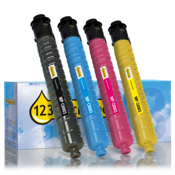Ricoh MP C6003 offre  (marque 123encre) - noir + 3 couleurs 125349 - 1