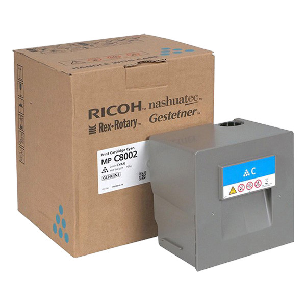 Ricoh MP C8002 toner (d'origine) - cyan 073642 - 1