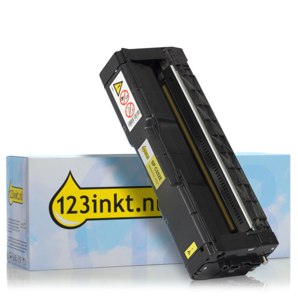 Ricoh SP C252E toner (marque 123encre) - jaune 067021 - 1