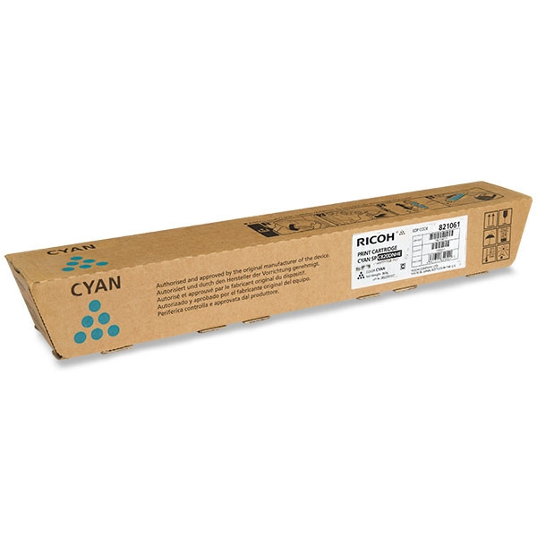 Ricoh SP C820DNHE (821 061) toner (d'origine) - cyan 073966 - 1