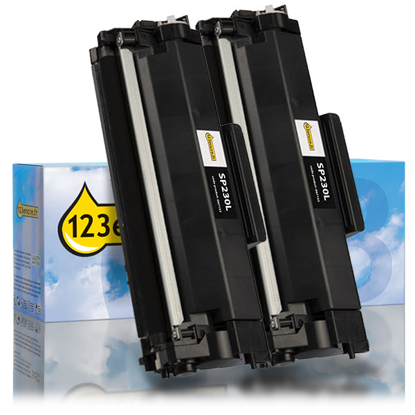 Ricoh Type SP 230L toner pack double (marque 123encre) - noir 067151 - 1