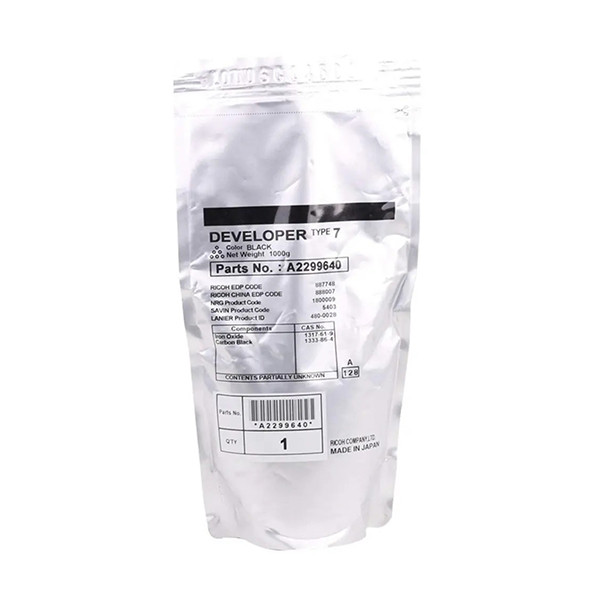 Ricoh type 7 développeur (d'origine) - noir 074372 - 1