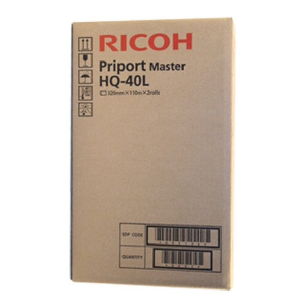 Ricoh type HQ40L master 2 pièces (d'origine) 074626 - 1