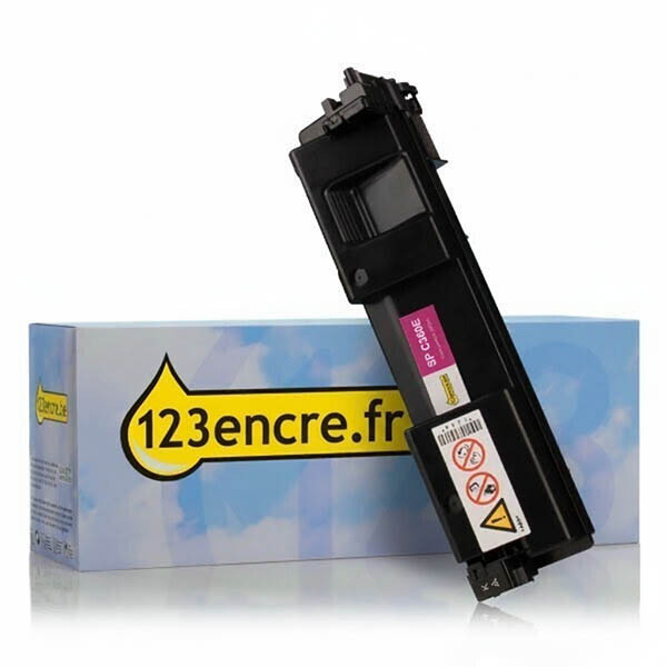 Ricoh type SP C360E toner (marque 123encre) - magenta 067095 - 1