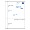 Rillstab étiquette de bordereau de livraison/retour A4 90 x 45 mm (100 feuilles) 068134 - 1