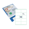 Rillprint étiquettes transparentes 105 x 57 mm (250 étiquettes) 068160 - 1
