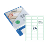 Rillprint étiquettes transparentes 63,5 x 33,9 mm (600 étiquettes) 068149 - 1