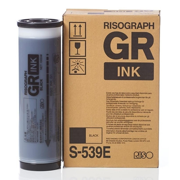 Riso S-539E cartouche d'encre noire 2 pcs (d'origine) 087068 - 1