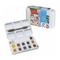 Talens Van Gogh set de peinture aquarelle (12 demi-godets) 407251