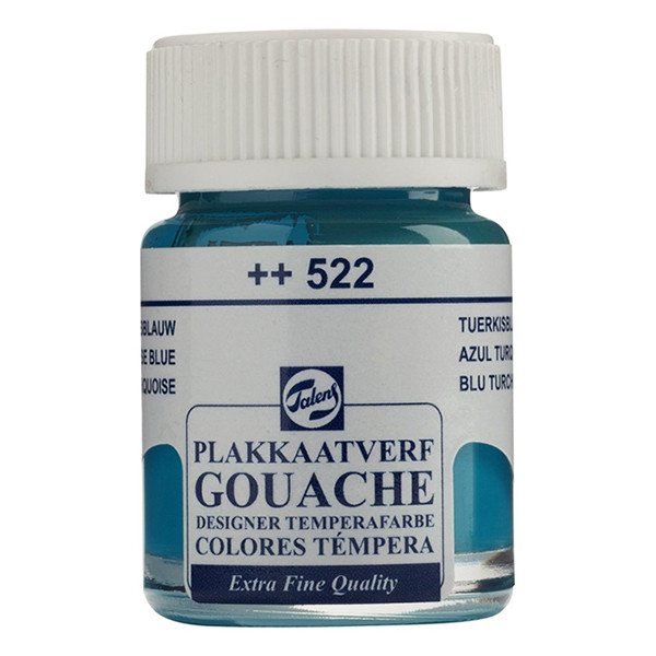 Talens gouache extra fine (16 ml) - bleu turquoise 407265 - 1