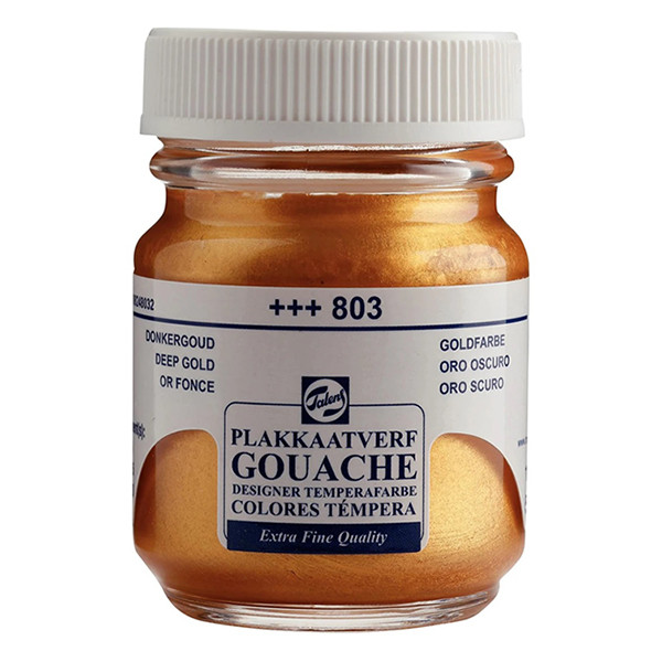 Talens gouache extra fine (16 ml) - or foncé 407272 - 1