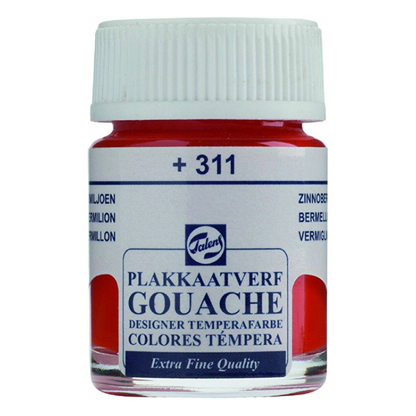 Talens gouache extra fine (16 ml) - vermillon 407256 - 1