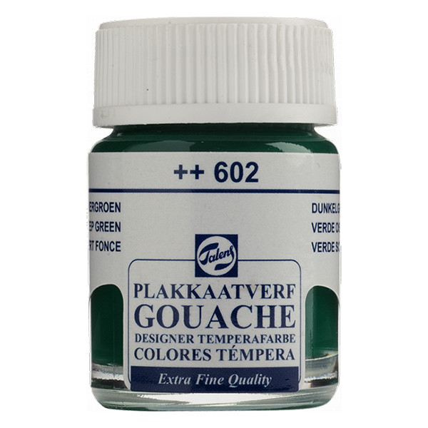 Talens gouache extra fine (16 ml) - vert foncé 407268 - 1
