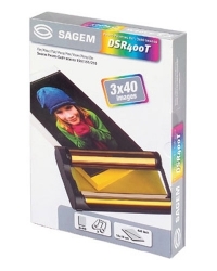 Sagem DSR 400T 3 cartouches d'encre + 120 feuilles format 10 x 15 (d'origine) 031915