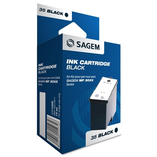 Sagem ICR 335K cartouche d'encre noire (d'origine) 046018 - 1