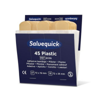 Salvequick distributeur de pansements recharge pour pansements plastiques (6 x 45 pièces) SSA00006