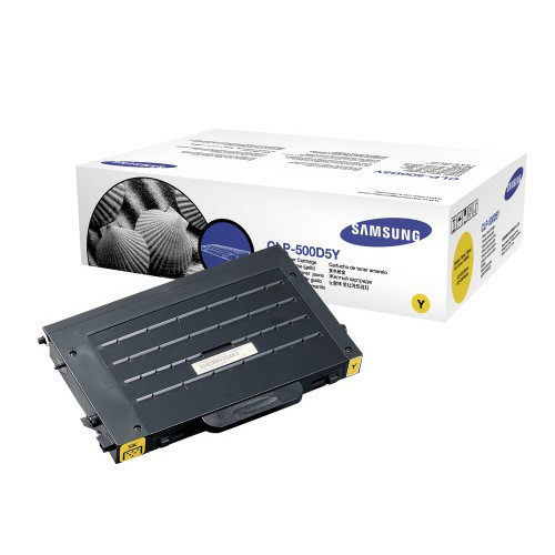 Samsung CLP-500D5Y toner (d'origine) - jaune 033345 - 1