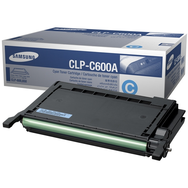 Samsung CLP-C600A toner cyan (d'origine) 033505 - 1