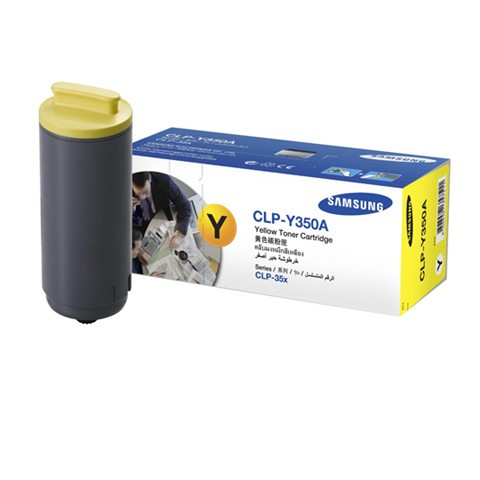 Samsung CLP-Y350A toner (d'origine) - jaune 033586 - 1