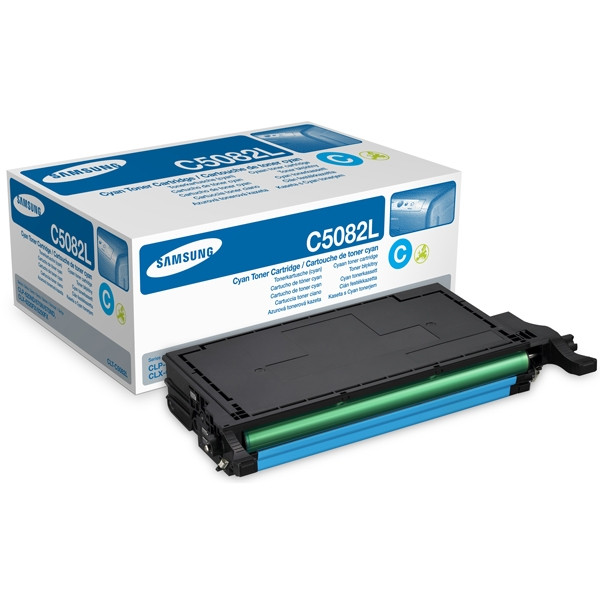 Samsung CLT-C5082L (SU055A) toner cyan haute capacité (d'origine) 033684 - 1
