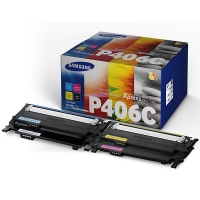 Samsung CLT-P406C (SU375A) kit de toners (d'origine) - noir + 3 couleurs 092084