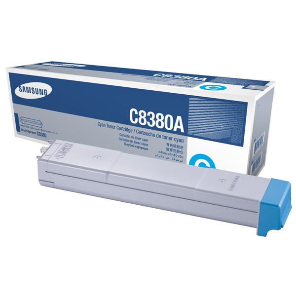 Samsung CLX-C8380A (SU575A) toner cyan (d'origine) 033640 - 1