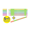 Schneider Fineliner Line-Up feutre à pointe fine largeur de trait 0,4 mm assortiment pastel 5 + 1 210990 - 1