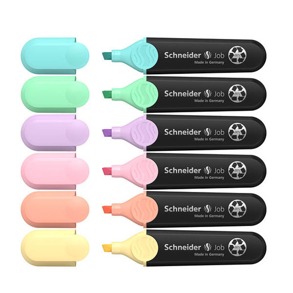 Schneider Job 150 surligneur pastel assortiment (6 couleurs) 211031 - 1