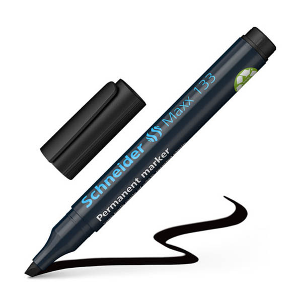 Schneider Maxx 133 marqueur permanent pointe biseautée - noir 211037 - 1