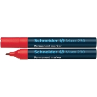 Schneider Maxx 230 marqueur permanent - rouge 217008