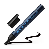 Schneider Maxx 233 marqueur permanent pointe biseautée - noir 217012