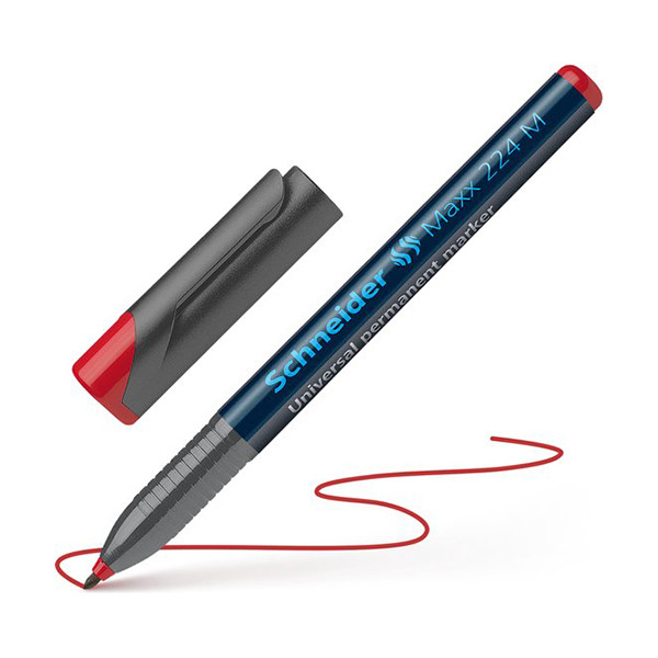 Schneider Maxx 240 marqueur permanent pointe ogive - rouge 217020 - 1