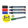 Schneider Maxx 290 marqueur pour tableau blanc pointe ogive assortiment (4 pièces) 211103 - 1