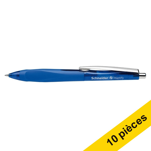 Offre : 10x Schneider Haptify stylo-bille - bleu 239979 - 1